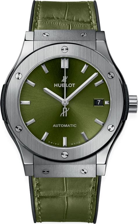 hublot 511 nx 8970 lr|Classic Fusion Titanium Green 45 mm .